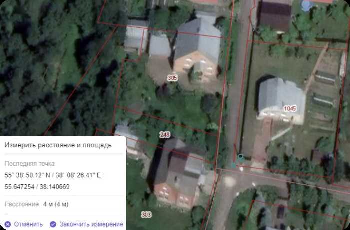 Привязка участка к конкретному адресу или ориентиру на местности