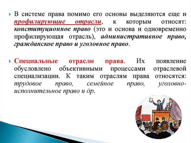 Взаимодействие различных ветвей власти в праве