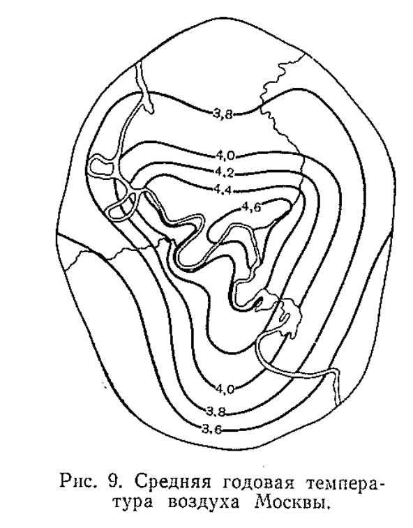 Различия в температурных зонах Москвы для строительства