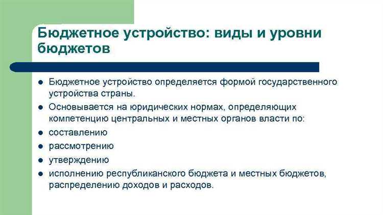 Роль региональных бюджетов в обеспечении местных потребностей