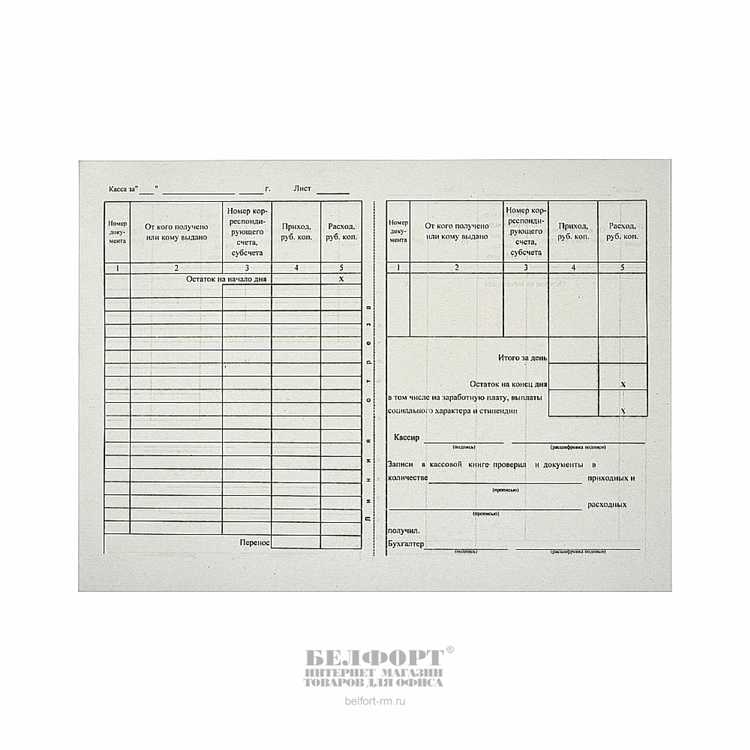 Когда начинается отсчёт срока хранения кассовой книги