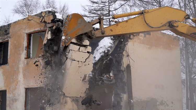 Пошаговый демонтаж конструктивных элементов здания