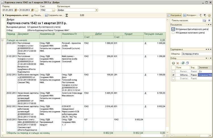 Порядок оформления бухгалтерской справки об отнесении объекта к НМА