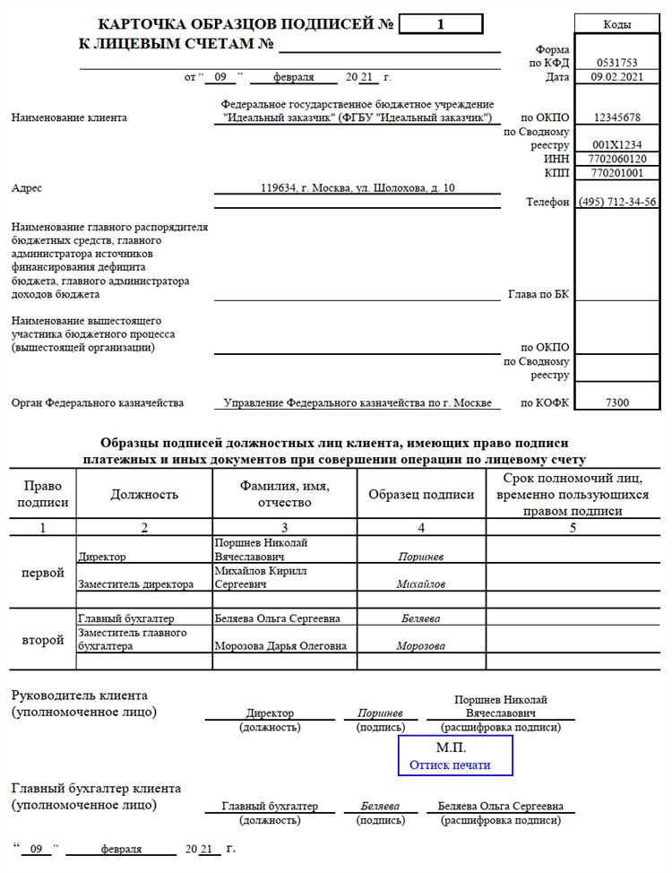 Общие принципы классификации лицевых счетов в казначействе
