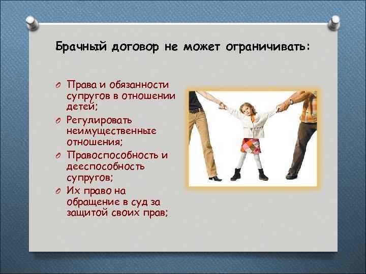 Можно ли ограничить право супруга на обращение в суд