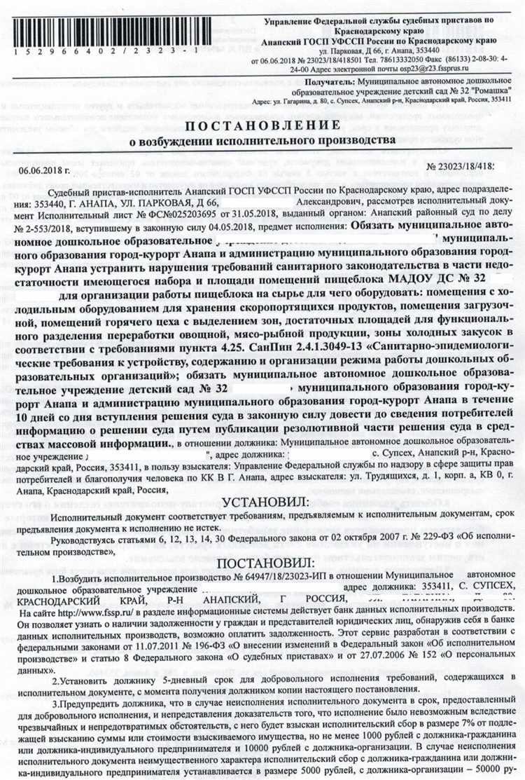 Законодательно установленные сроки для направления уведомлений