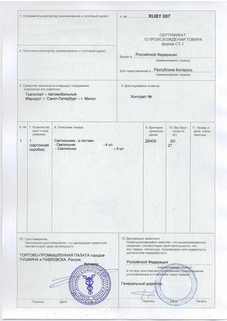 Как влияет наличие сертификата происхождения на пошлины и тарифы