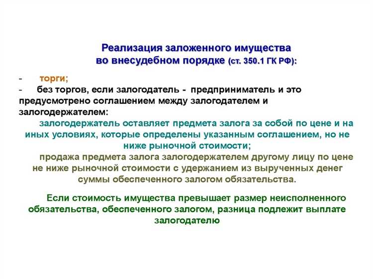 Права и обязанности залогодателя и залогодержателя