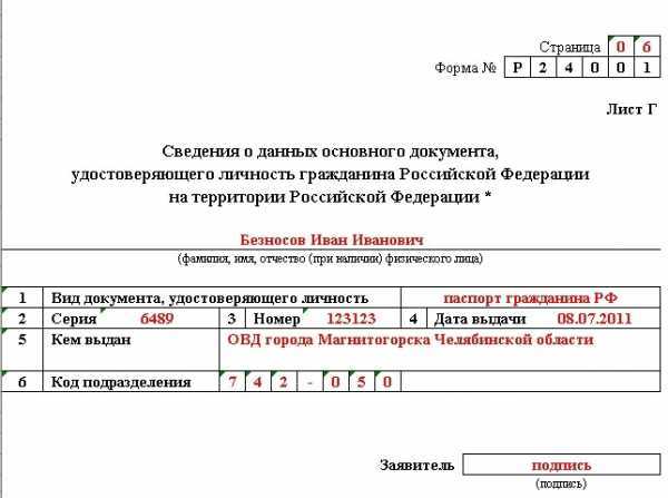 Распространённые ошибки при заполнении и подаче заявления Р24001
