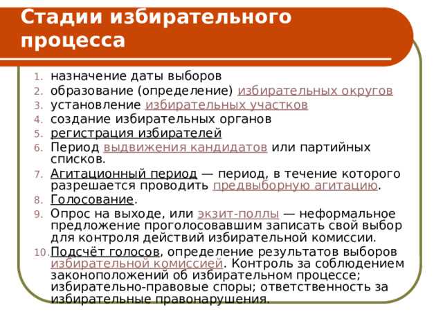 Каковы последствия агитации вне установленного срока