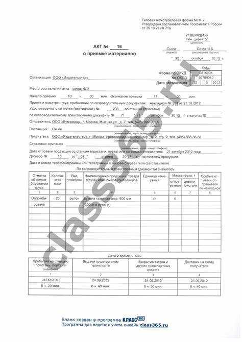 Акт М-7: что это такое и зачем он нужен