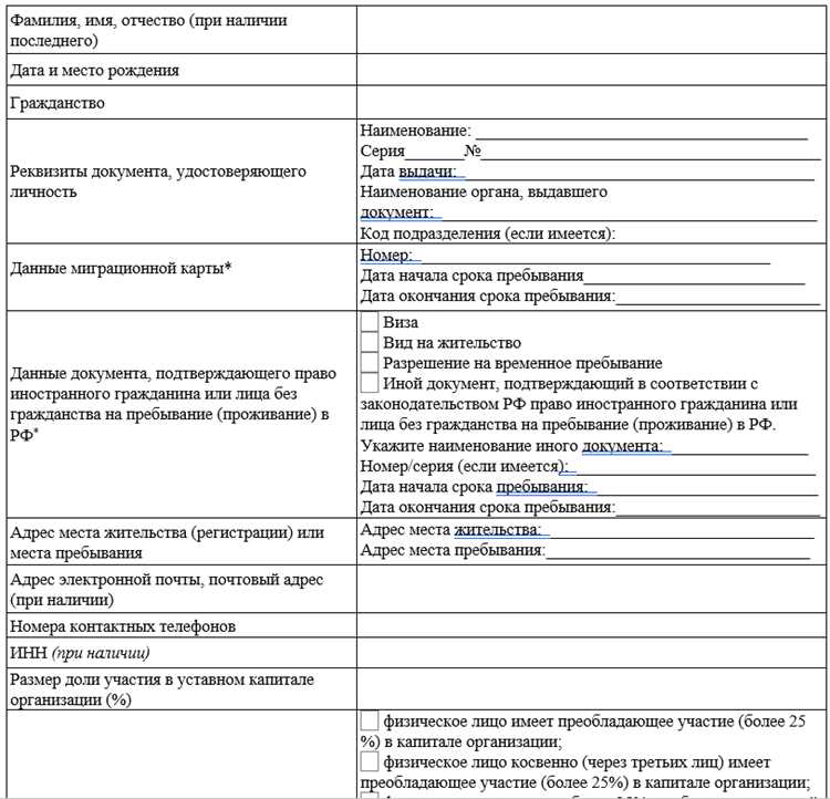 Правила заполнения анкеты: типичные требования и нюансы