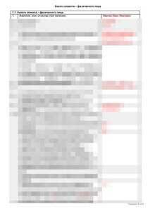 Анкета бенефициарного владельца клиента что это