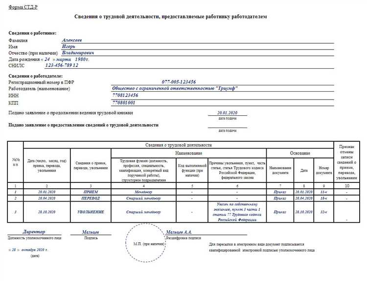 Действия работника: запрос копии сведений и их дальнейшее использование