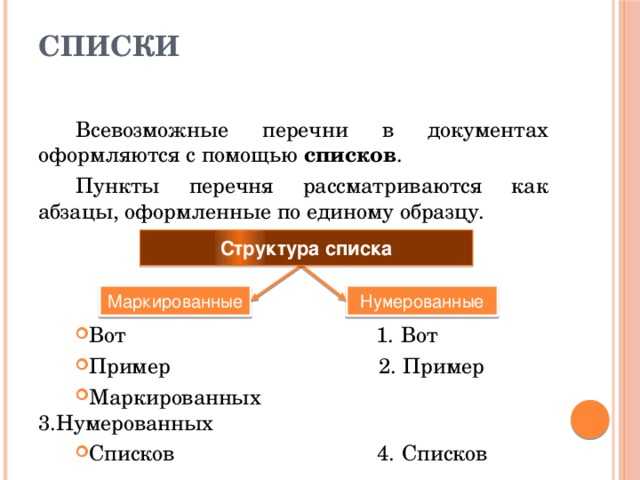 С помощью чего оформляются перечни в документах С помощью чего оформляются перечни в документах