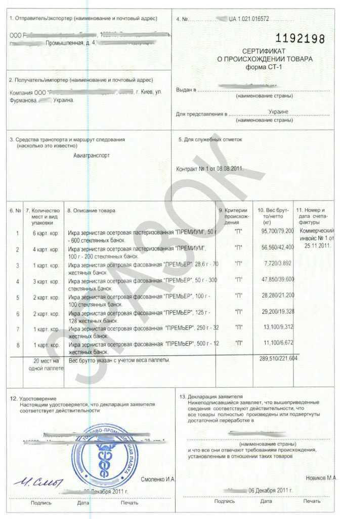 Каковы основные требования для получения сертификата ст 1