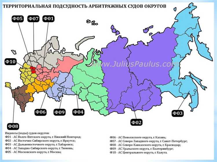 Контактные данные и режим работы арбитражных судов округов