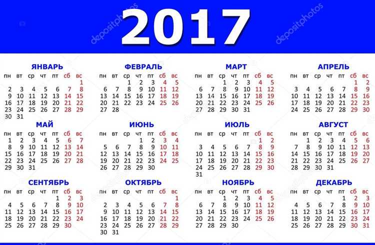 Сколько дней в 2017 году Сколько дней в 2017 году