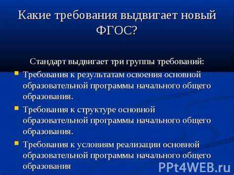 Какие требования предъявляются к образовательной программе как документу