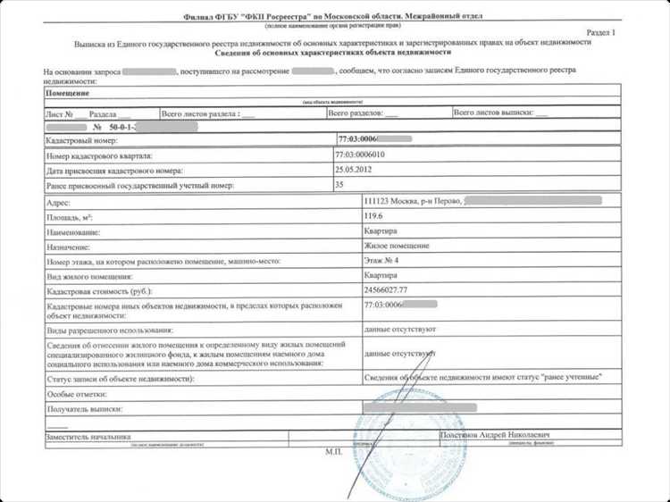 Как количество листов зависит от типа выписки из ЕГРН