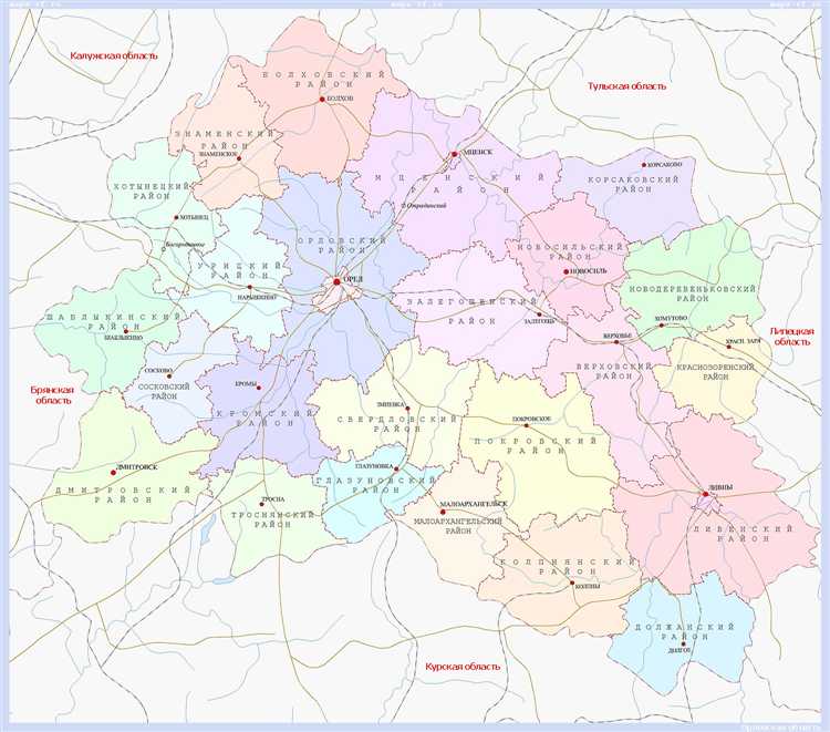Сколько районов в орловской области Сколько районов в орловской области