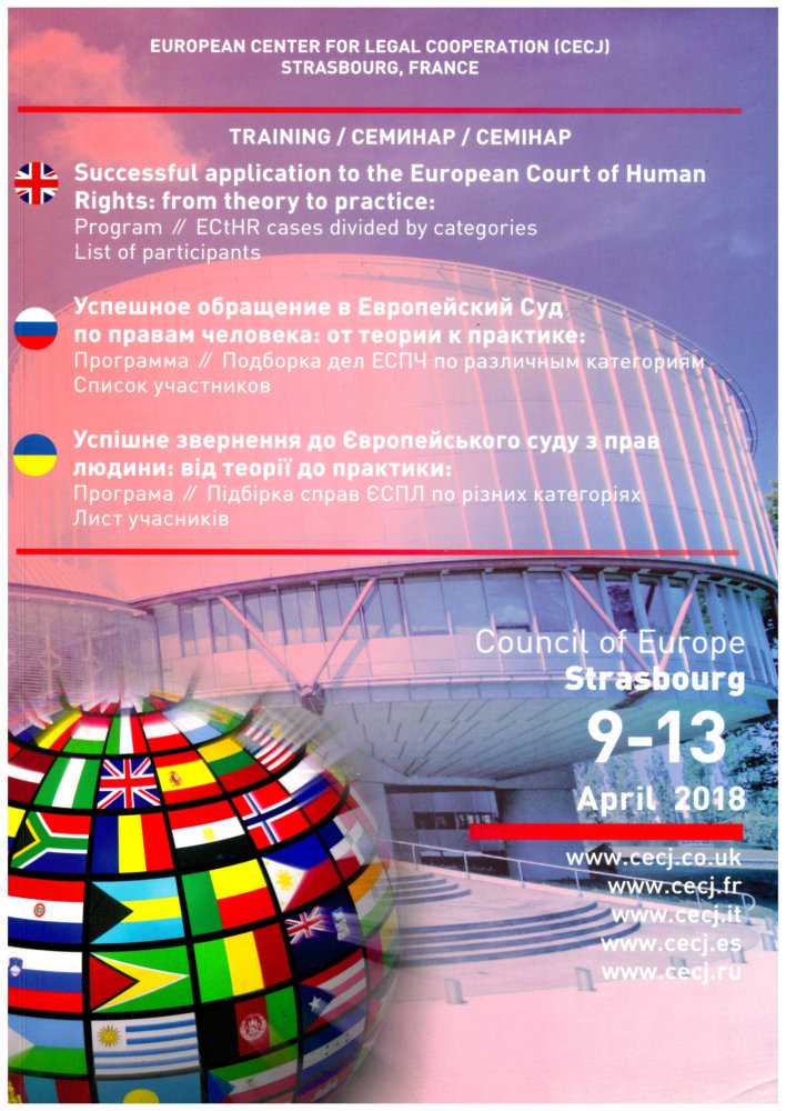 Обязательные расходы при подаче жалобы в ЕСПЧ