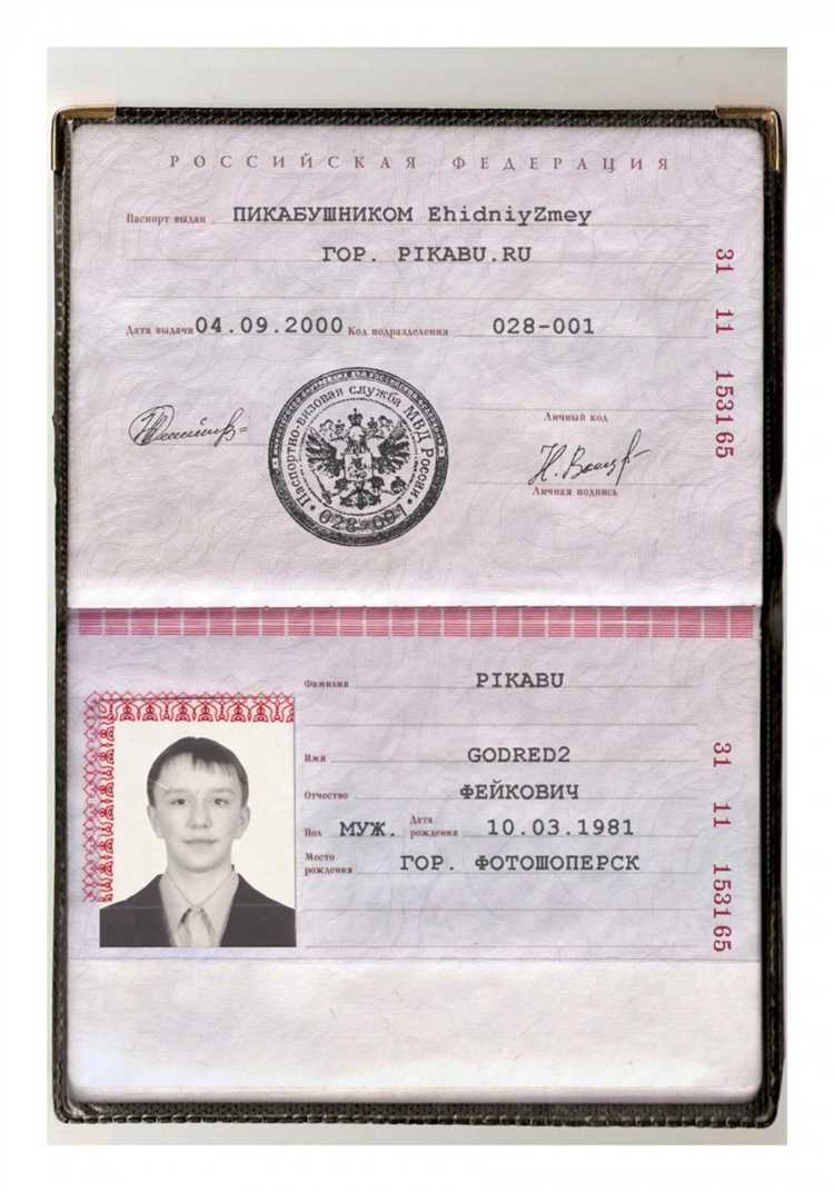 Какие страницы входят в состав паспорта и их назначение