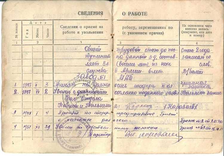 Сколько страниц в трудовой книжке