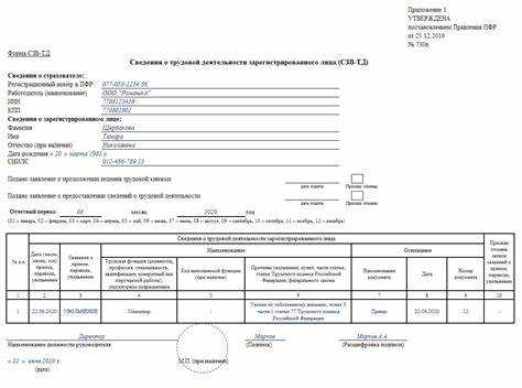 Форма и содержание СЗВ-Р, выдаваемого при увольнении