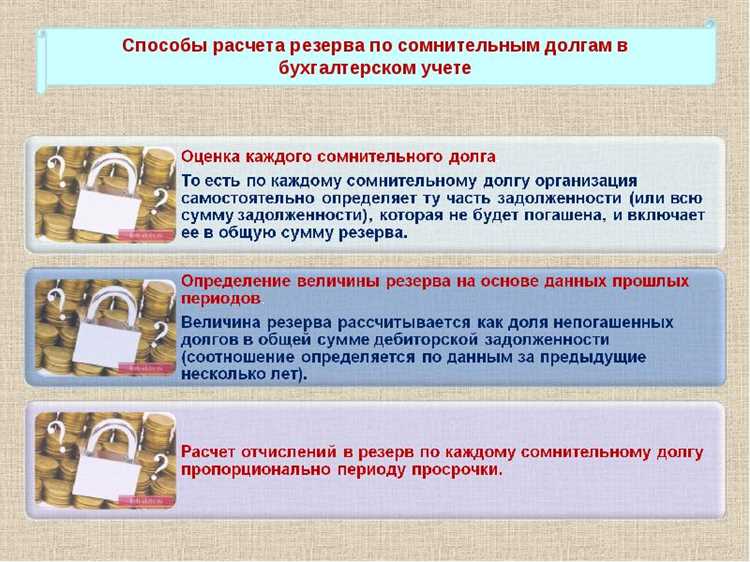 Как формируется резерв по сомнительным долгам Как формируется резерв по сомнительным долгам