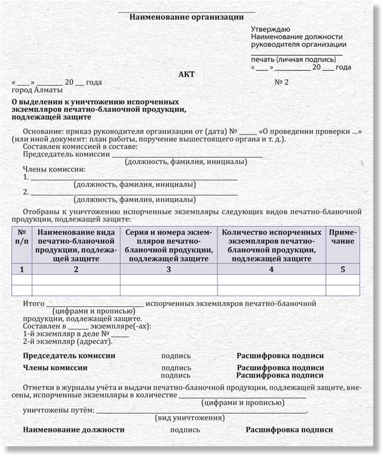 Как оформить акт классификации ис Как оформить акт классификации ис