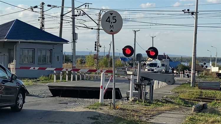 Требования к расположению шлагбаумов относительно рельсов