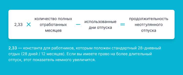 Как оплачивается неотгуленный отпуск при увольнении Как оплачивается неотгуленный отпуск при увольнении