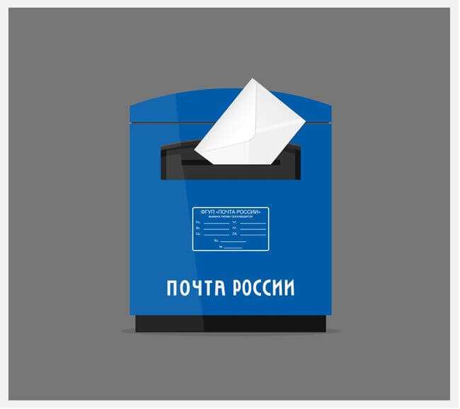 Выбор способа отправки претензии почтой