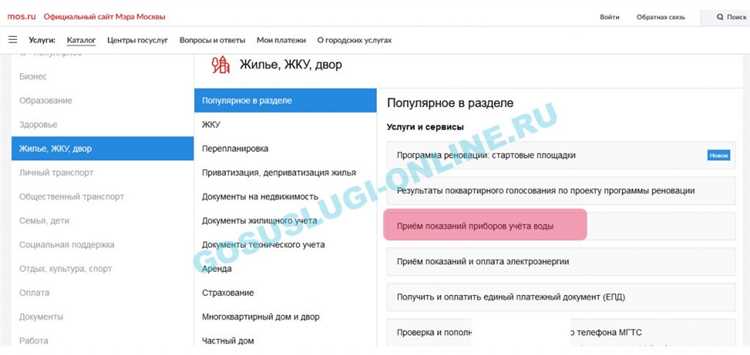 Как передать показания счетчиков воды без регистрации на Госуслугах
