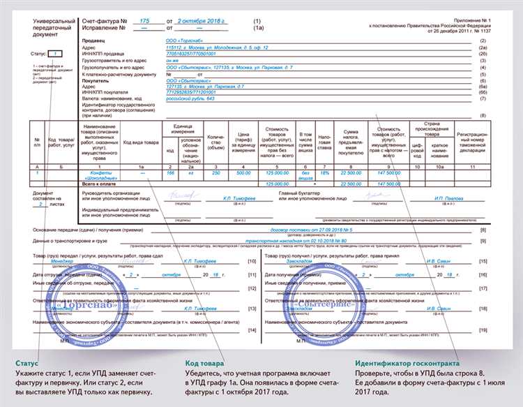 Типичные ошибки при переходе на УПД и способы их предотвращения