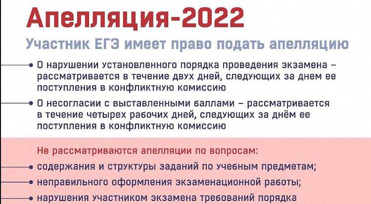 Какие ошибки могут быть причиной для апелляции