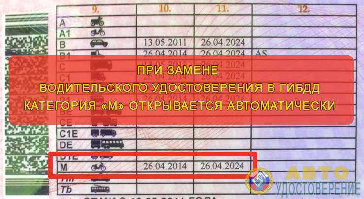 Сроки оформления водительского удостоверения категории М