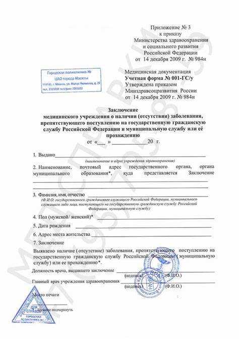 Где и у кого можно запросить справку 001 ГСУ в поликлинике