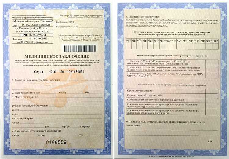 Сколько стоит медицинская справка для водительских прав