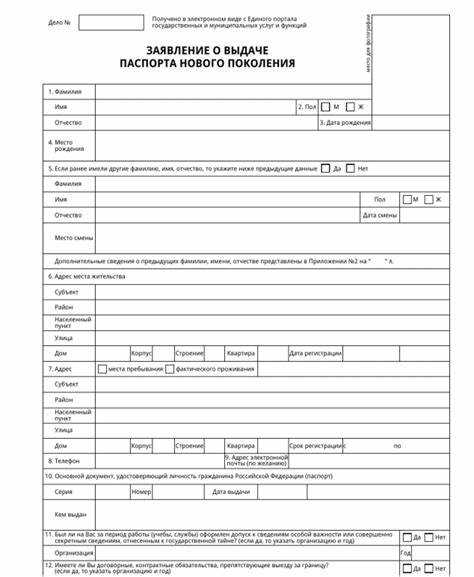 Документы, необходимые для подачи заявления на второй паспорт