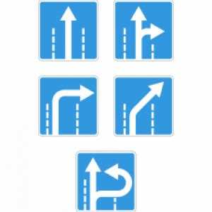 Как считать полосы на перекрёстках и развязках