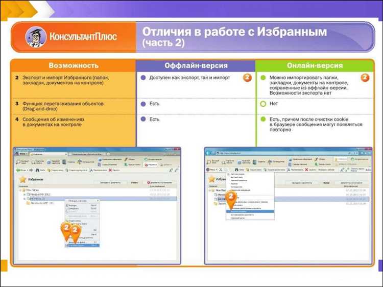 Где найти функцию добавления закладки в КонсультантПлюс