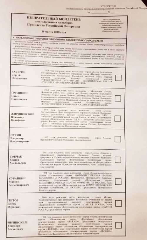 Как правильно заполнить бюллетень для голосования Как правильно заполнить бюллетень для голосования