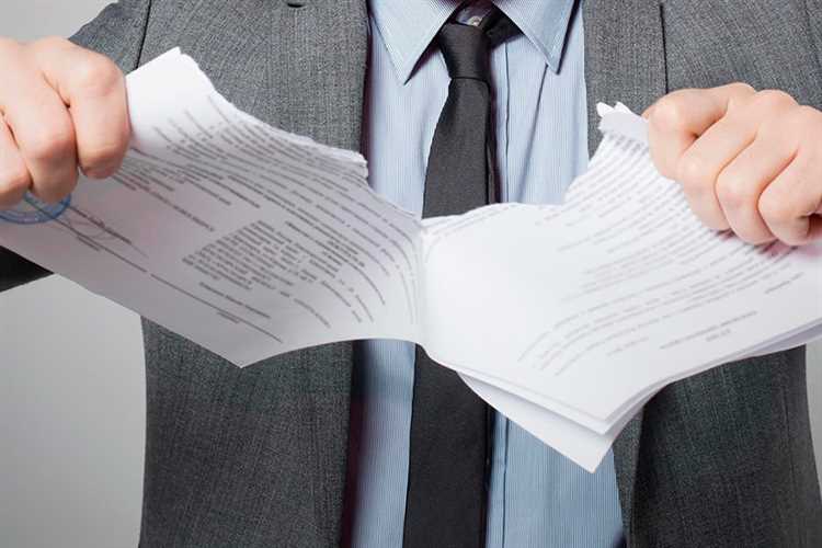 Частые ошибки при одностороннем расторжении договора