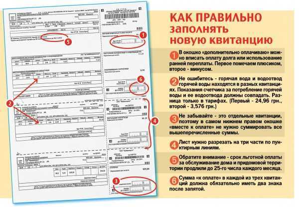 Как отразить назначение платежа в квитанции