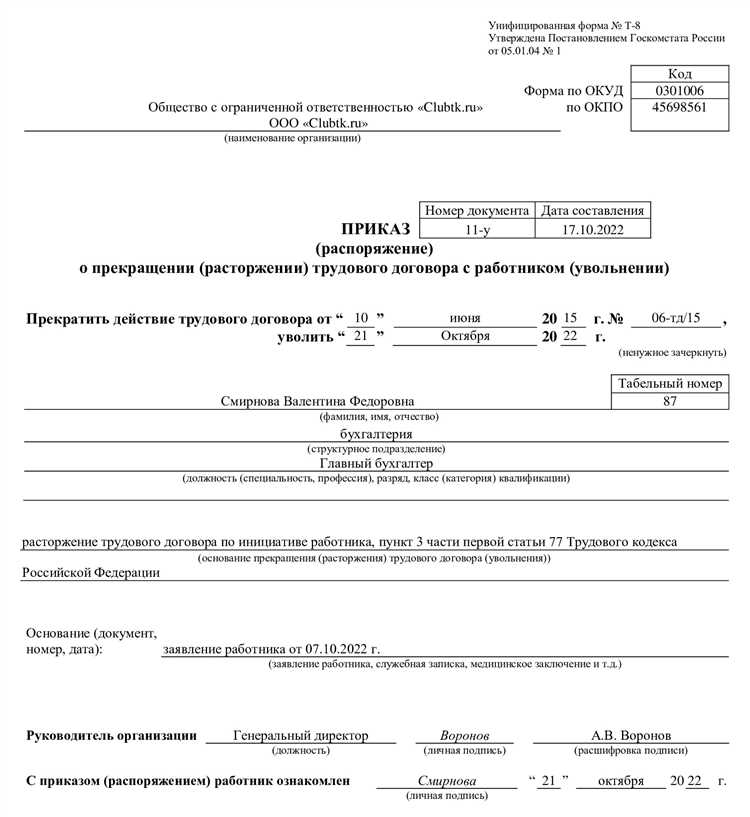 Каким способом можно сообщить об увольнении