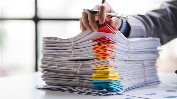 Порядок учёта и регистрации первичных документов при хранении