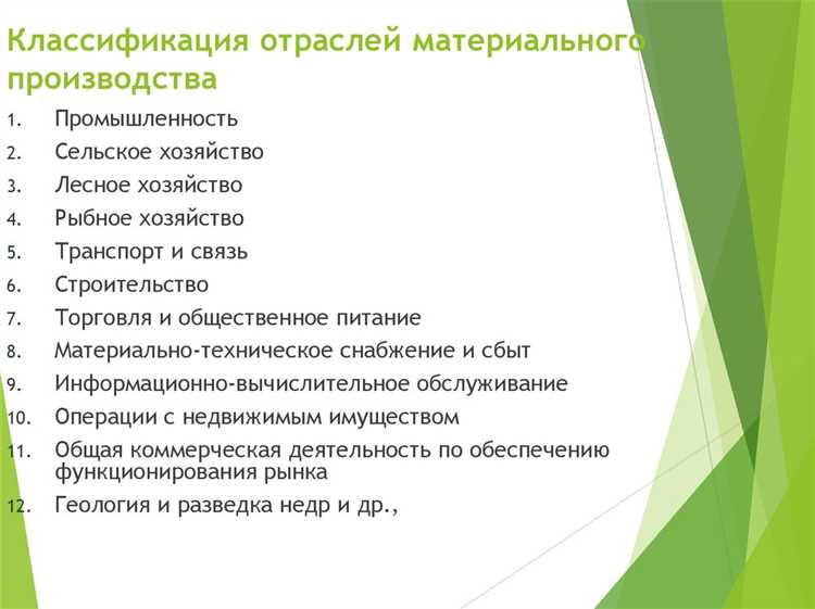Промышленность как основа материального производства: структура и роль