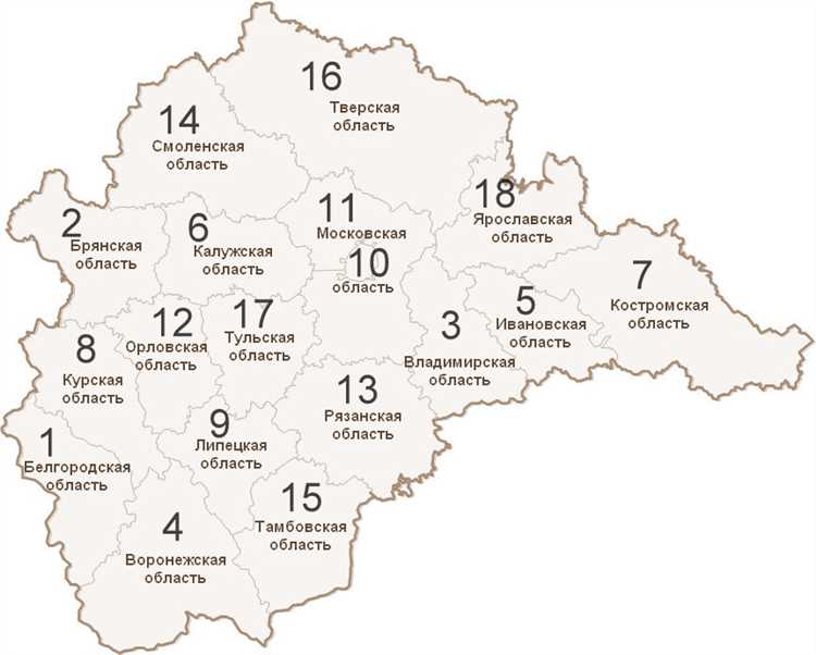Экономические особенности городов Центрального федерального округа